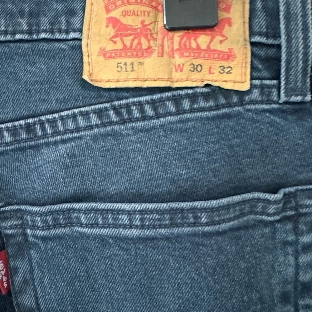 Levi’s 511 W 30 L 32 black jeans